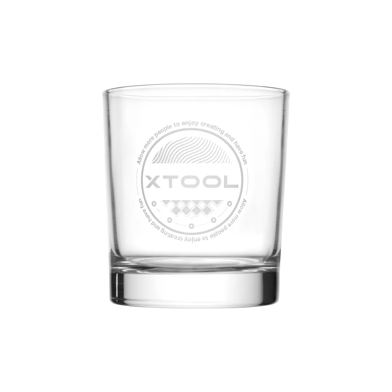 Round Soda-Lime Glass Coaster