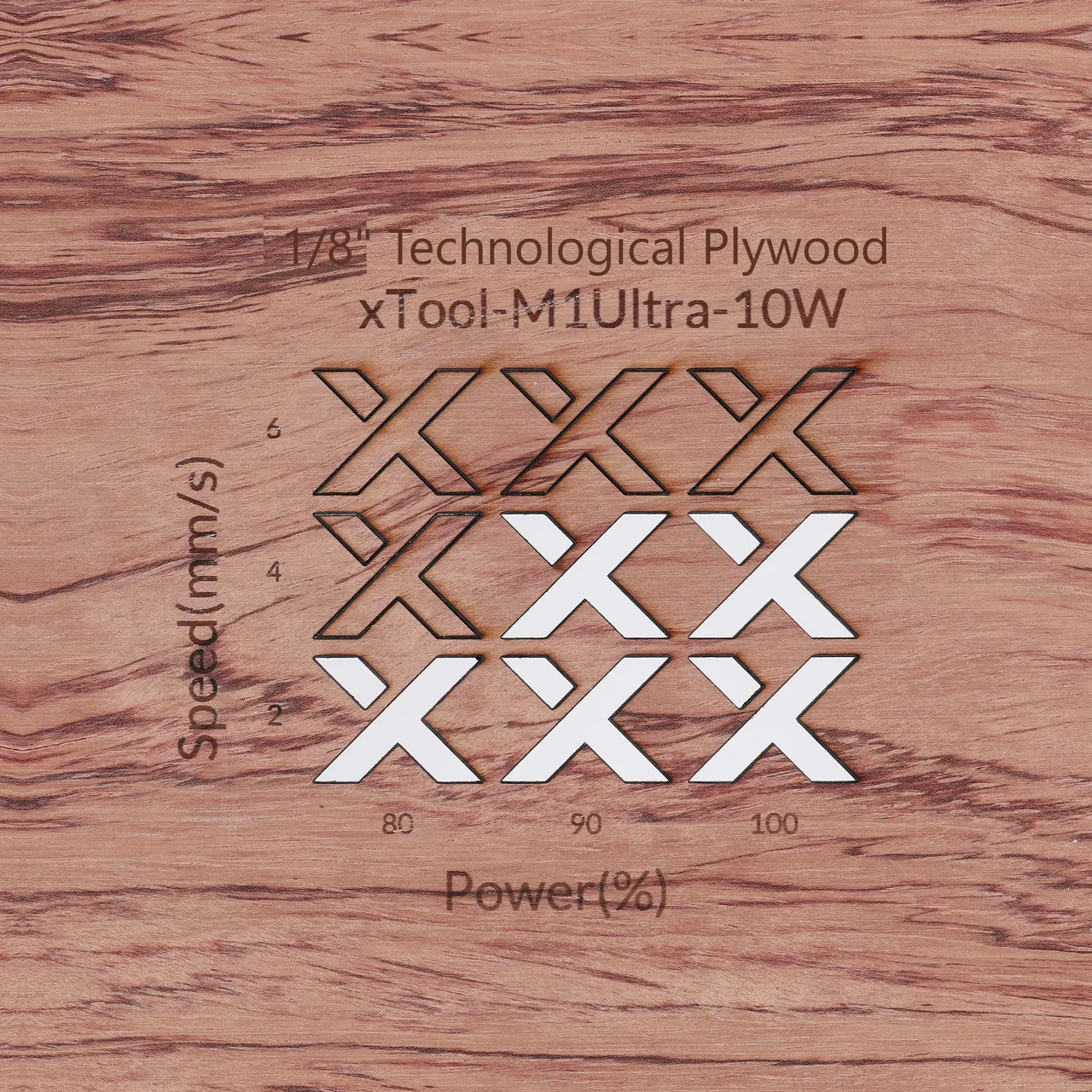 1/8"(3mm) Technological Plywood test grid