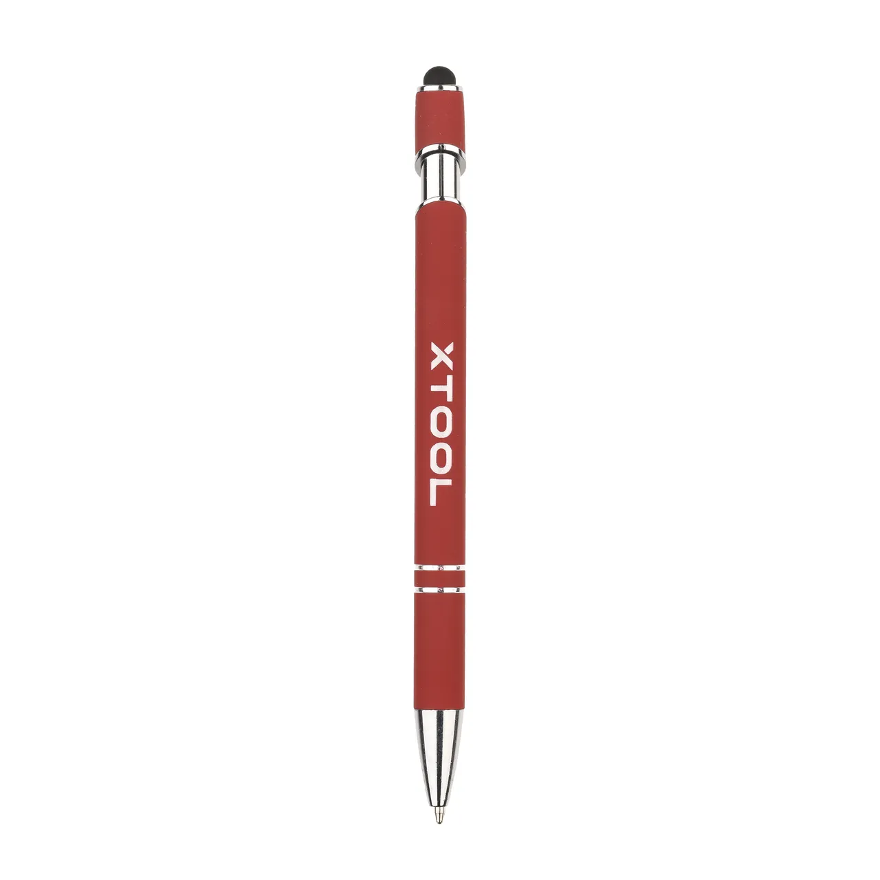 Wine Red Ballpoint Pens with Stylus test grid