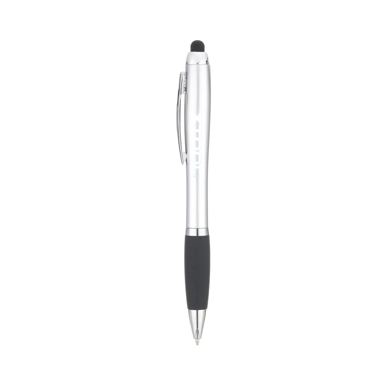 Silver Stylus Ballpoint Pens With LED Light test grid
