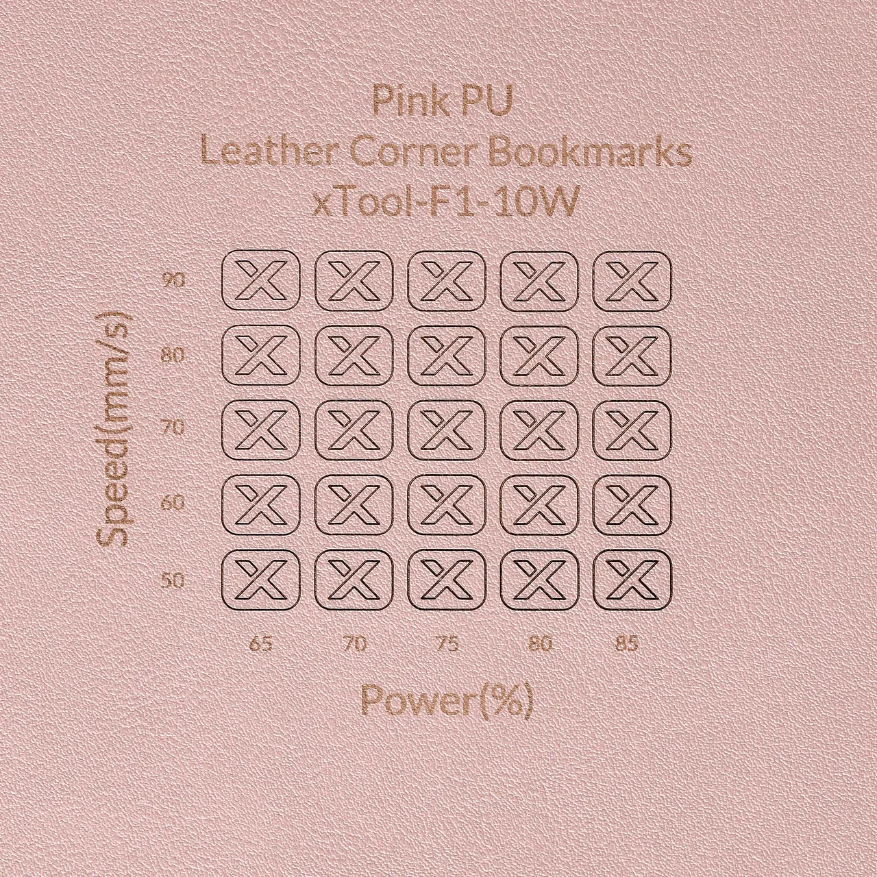 PU Leather Corner Bookmarks_Heart Peachy test grid