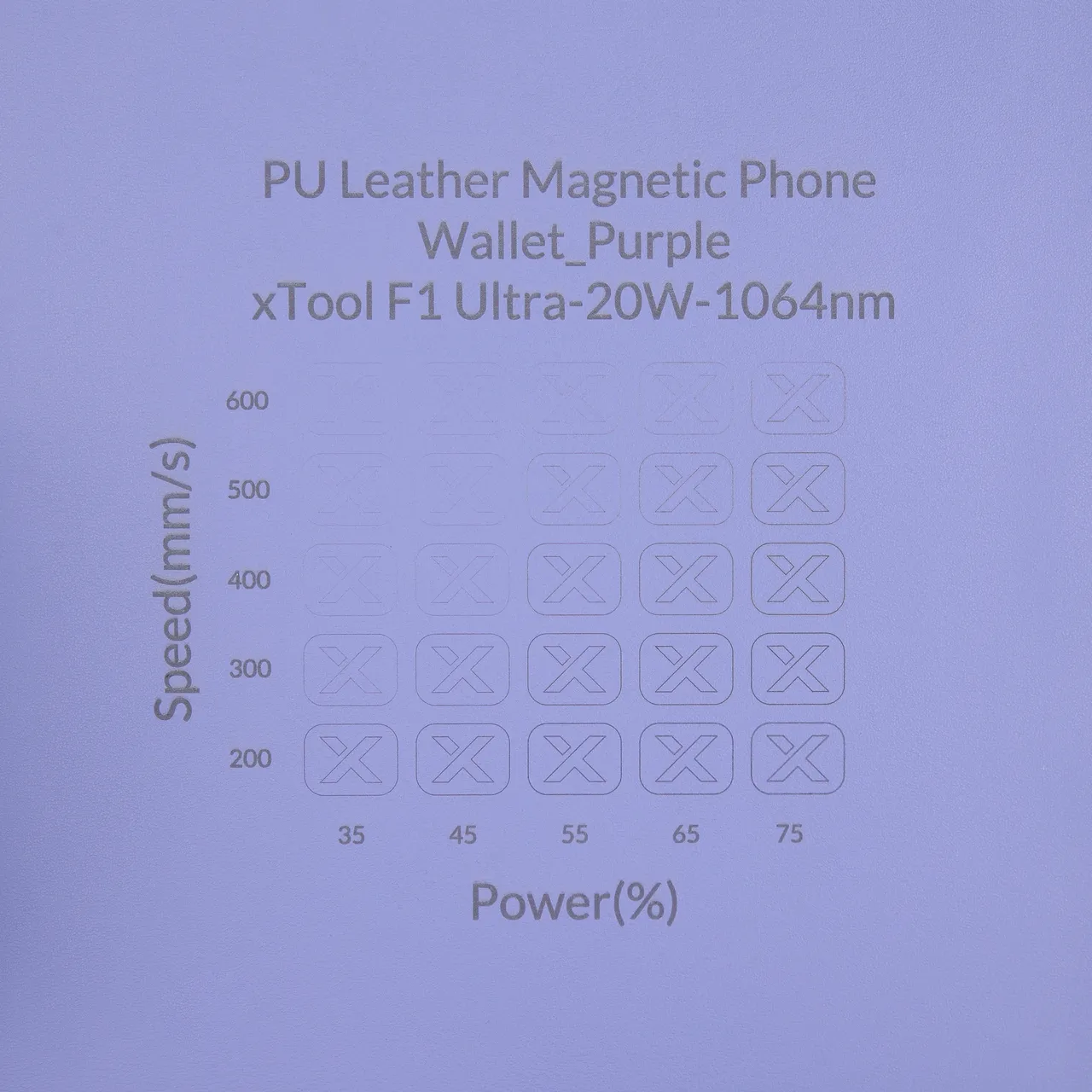 Purple PU Leather Magnetic Phone Wallet