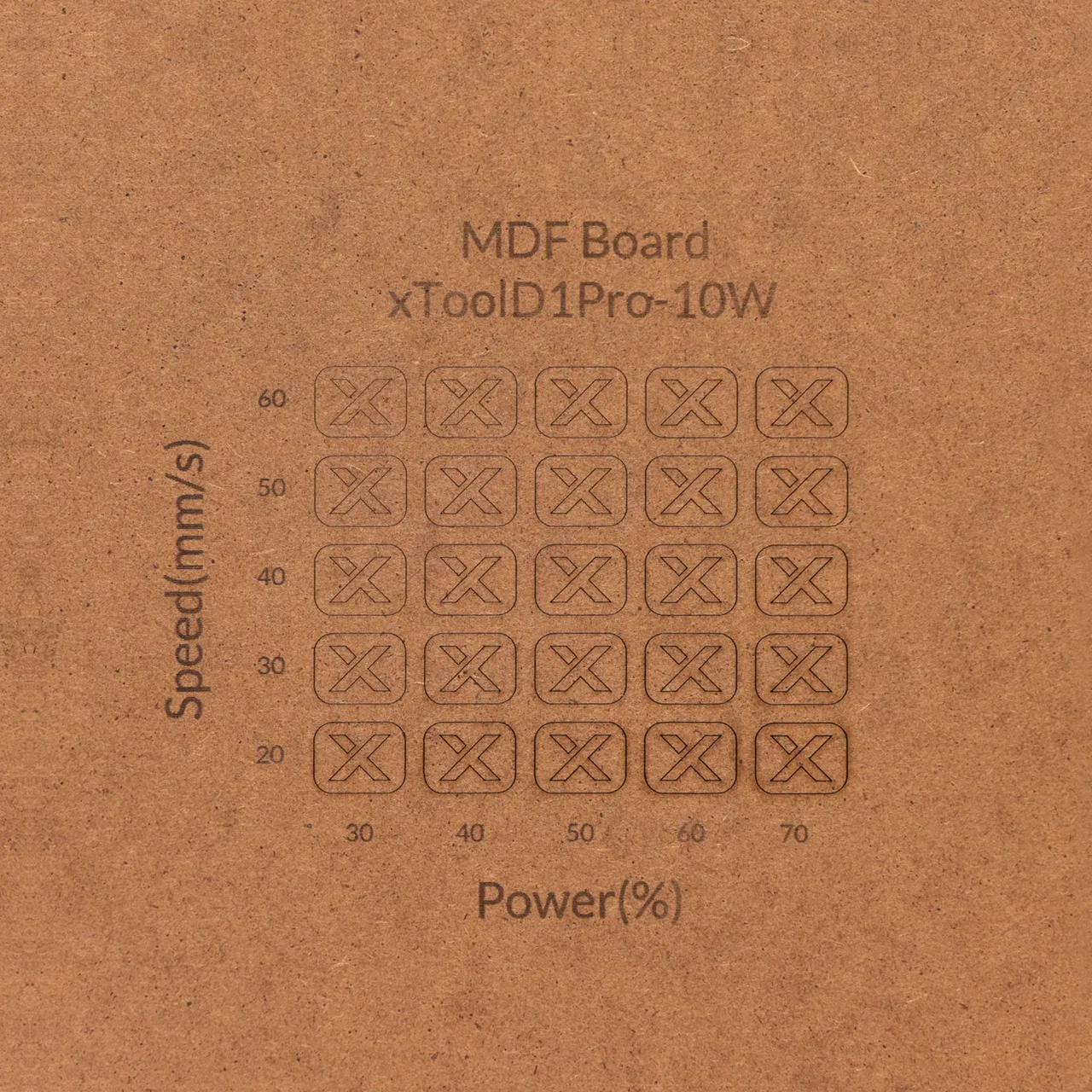 1/8"(3mm) MDF Board test grid