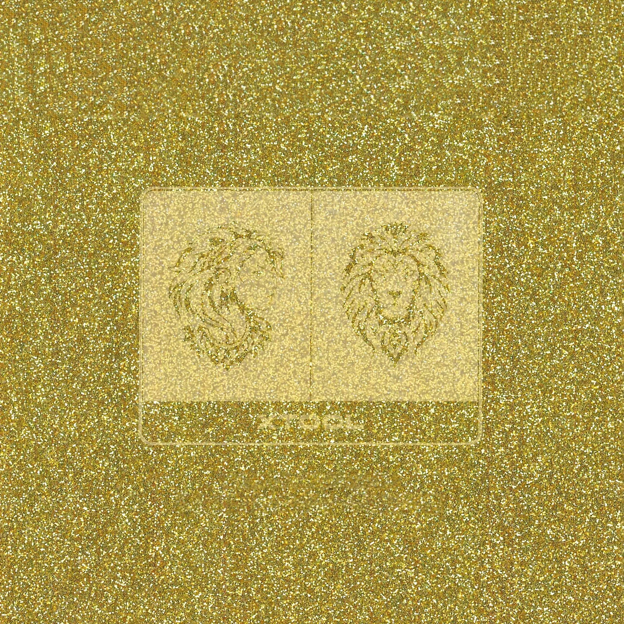 1/8"(3mm) Gold Glitter Acrylic test grid