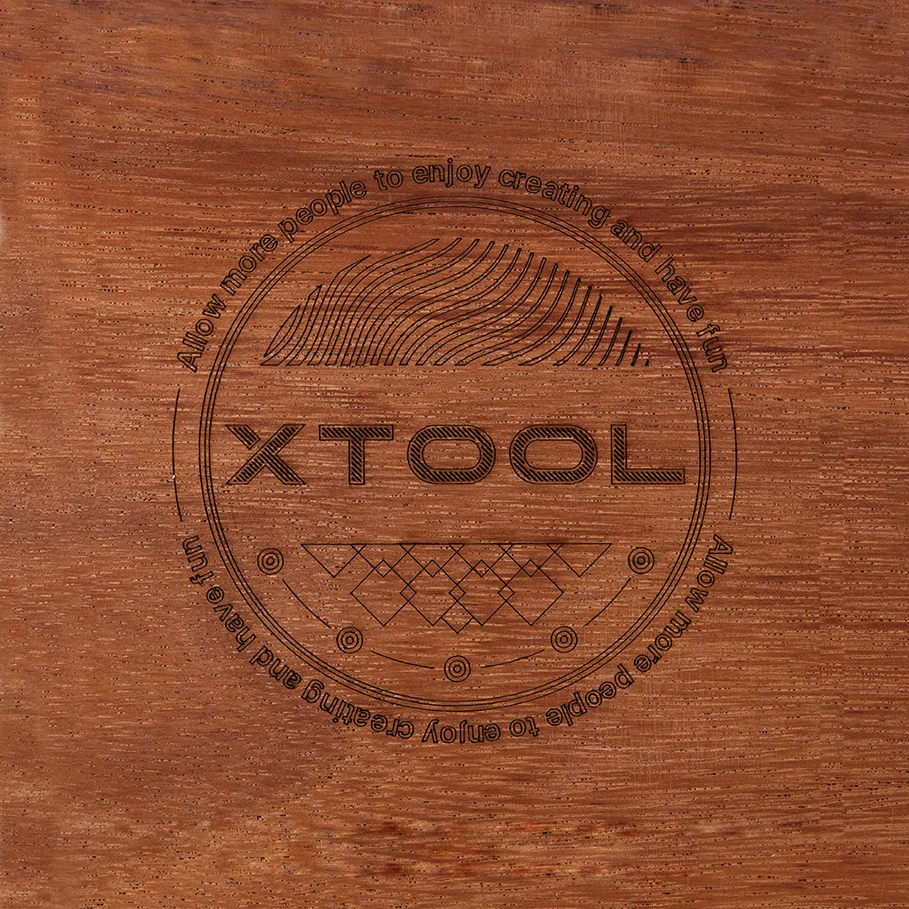 Wood Wax Oil Coated Light Walnut test grid