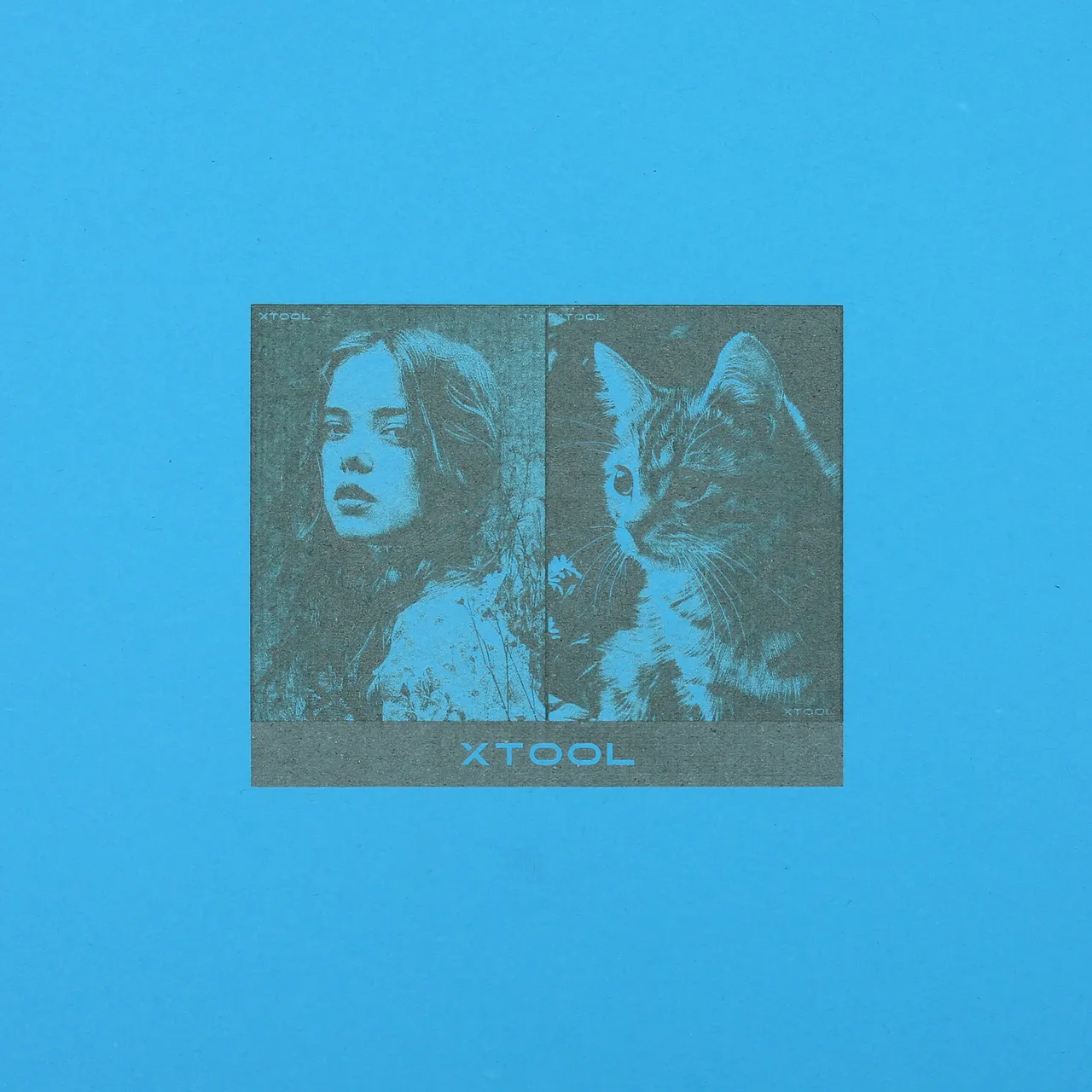 Blue Cardstock-9oz(300g) test grid