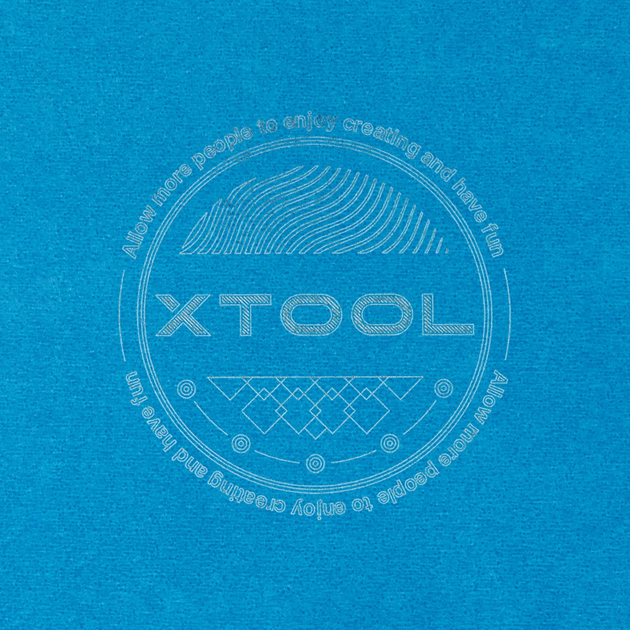 1/8"(3mm) Light Blue MDF Board test grid