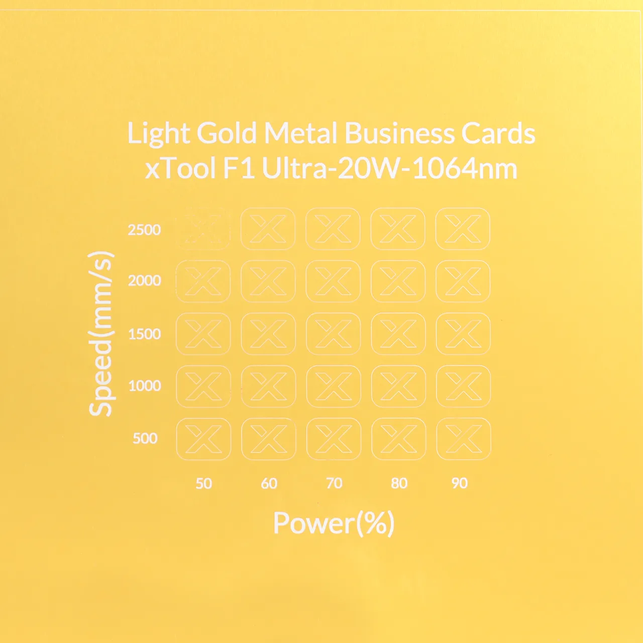 Gold Metal Business Card