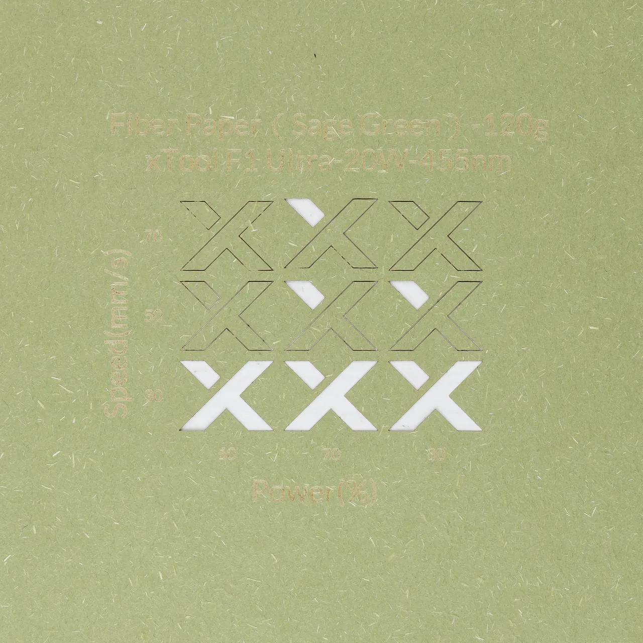 Fiber Paper test grid